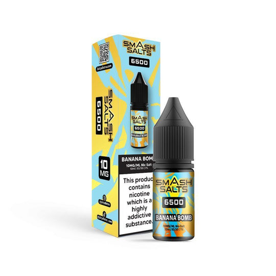 Smash Salts 6500 Nic Salt 10ml E - Liquid Box of 10 - IMMYZ