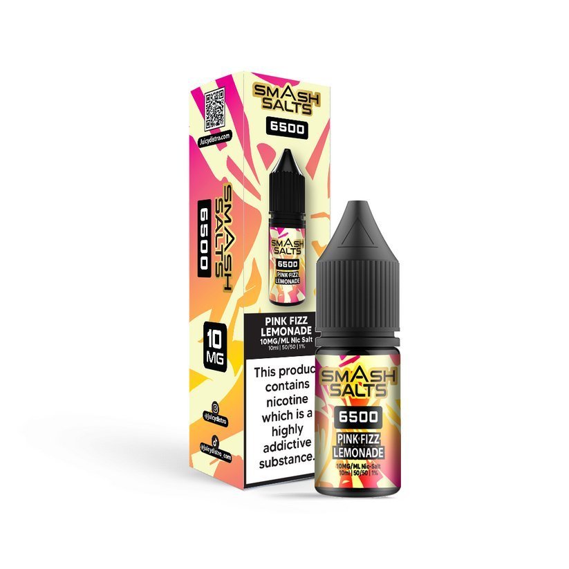Smash Salts 6500 Nic Salt 10ml E - Liquid Box of 10 - IMMYZ