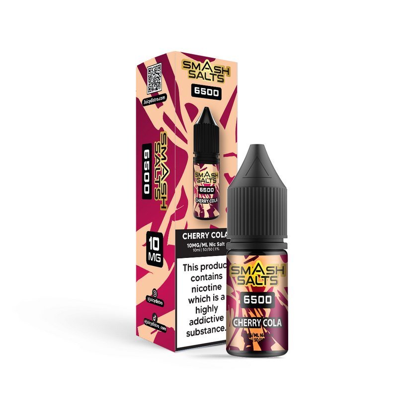 Smash Salts 6500 Nic Salt 10ml E - Liquid Box of 10 - IMMYZ