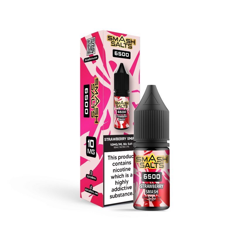 Smash Salts 6500 Nic Salt 10ml E - Liquid Box of 10 - IMMYZ
