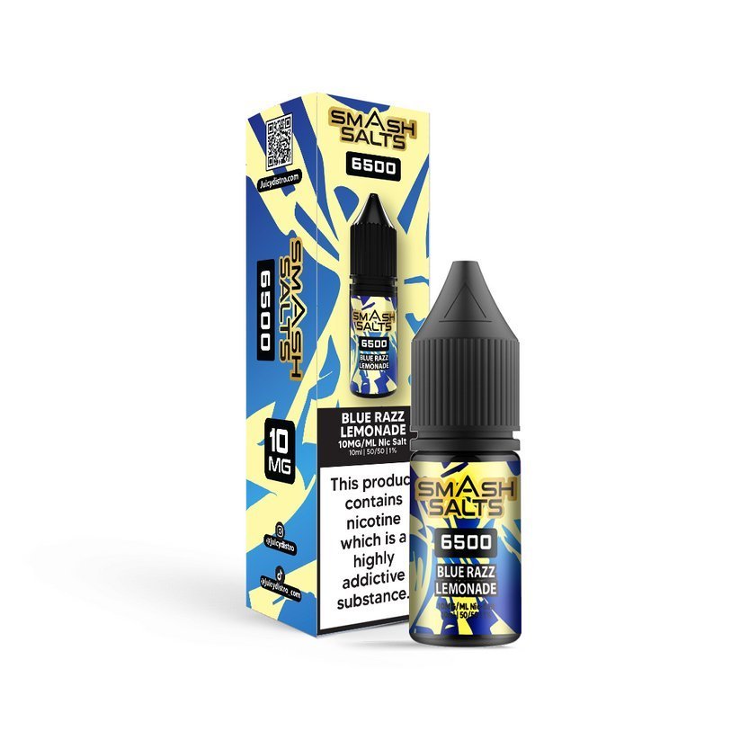 Smash Salts 6500 Nic Salt 10ml E - Liquid Box of 10 - IMMYZ