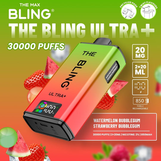 The Crystal Bling Ultra Plus 30k Prefilled Vape Kit - IMMYZ