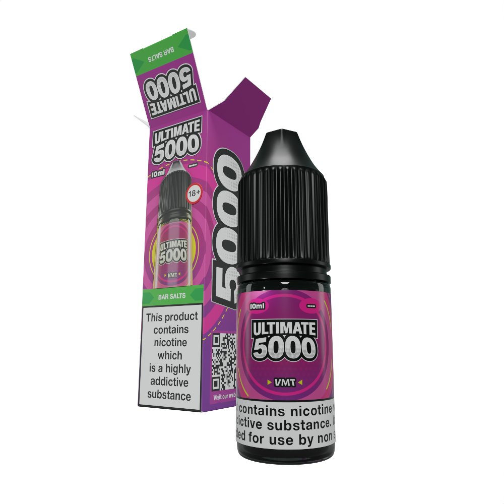 Ultimate 5000 Nic Salt 10ml E-Liquid Box of 10 - IMMYZ