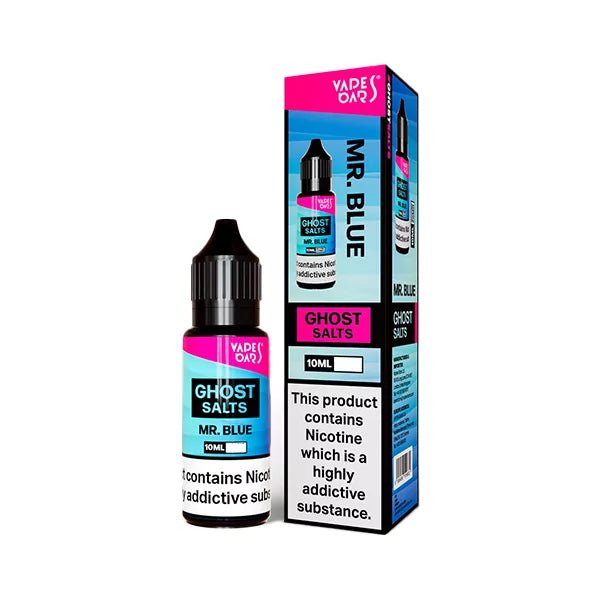 Vapes Bars Ghost Salts Nic Salts 10ml E-Liquid Box of 10 - IMMYZ