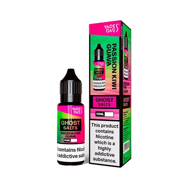 Vapes Bars Ghost Salts Nic Salts 10ml E-Liquid Box of 10 - IMMYZ