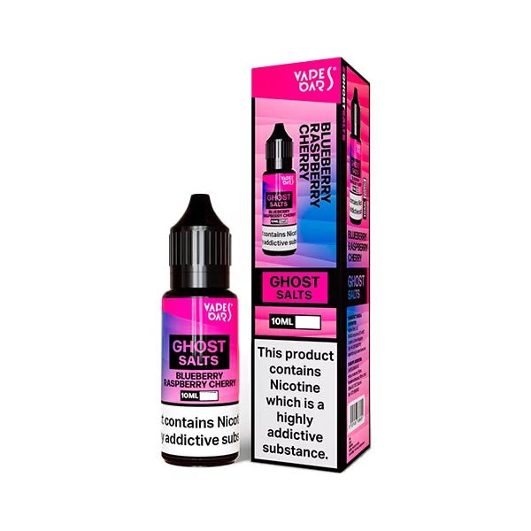 Vapes Bars Ghost Salts Nic Salts 10ml E-Liquid Box of 10 - IMMYZ
