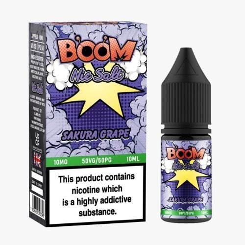 Boom Nic Salts 10ml E-liquids - Box of 5 - IMMYZ