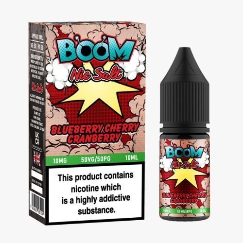 Boom Nic Salts 10ml E-liquids - Box of 5 - IMMYZ