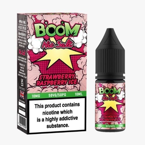 Boom Nic Salts 10ml E-liquids - Box of 5 - IMMYZ