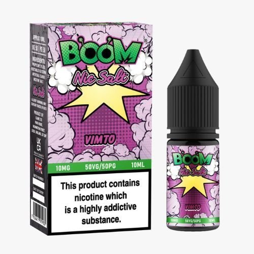 Boom Nic Salts 10ml E-liquids - Box of 5 - IMMYZ