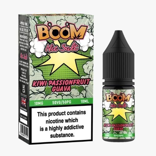 Boom Nic Salts 10ml E-liquids - Box of 5 - IMMYZ