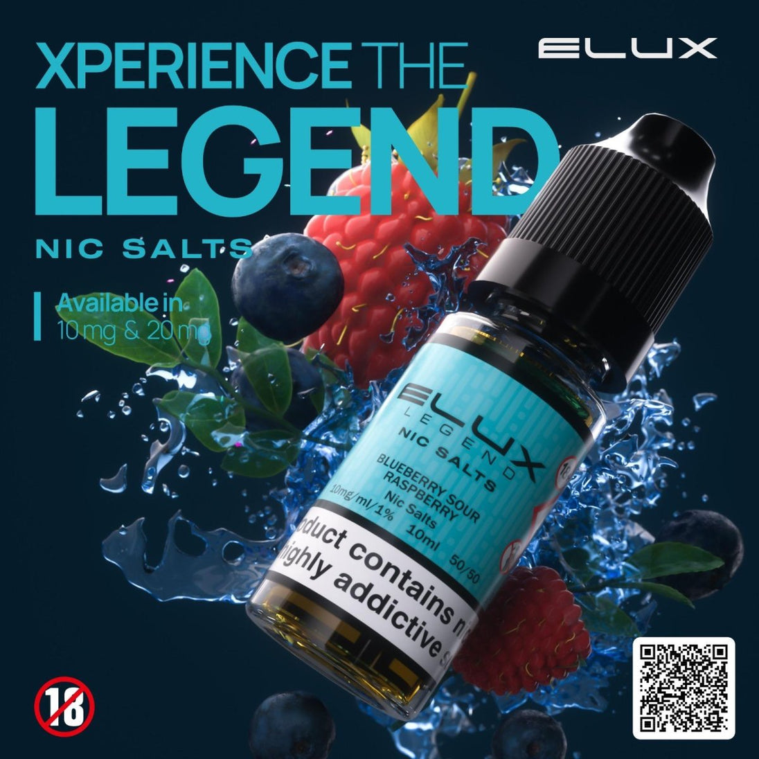 Elux Legend Nic Salt-10ml E-liquids - Box of 10 - IMMYZ