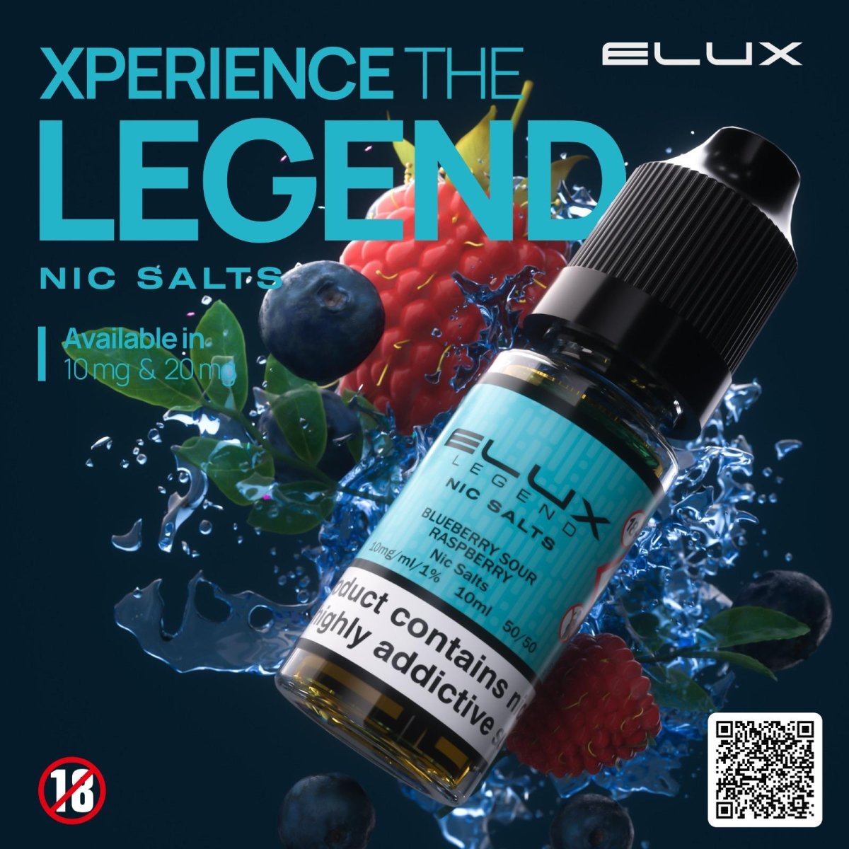 Elux Legend Nic Salt-10ml E-liquids - Box of 10 - IMMYZ