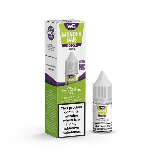 Wundar Bar 6000 Nic Salt 10ml - Box Of 10 - IMMYZ