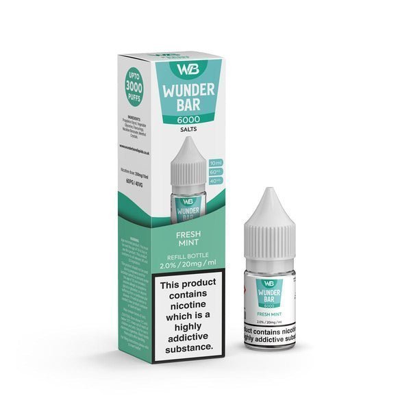 Wundar Bar 6000 Nic Salt 10ml - Box Of 10 - IMMYZ